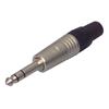 Connettore NEUTRIK NTR-NP3CD Jack 6,3 mm stereo Maschio, Colore Argento, Materiale Metallo, Montaggio Saldatura.